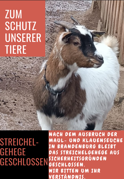 Streichelgehege geschlossen