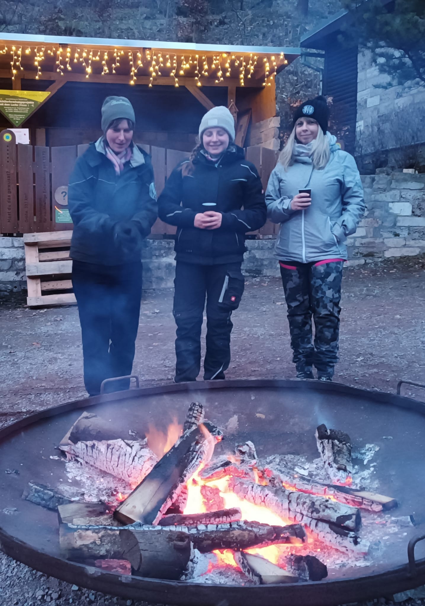 Feuerschale Winterführung