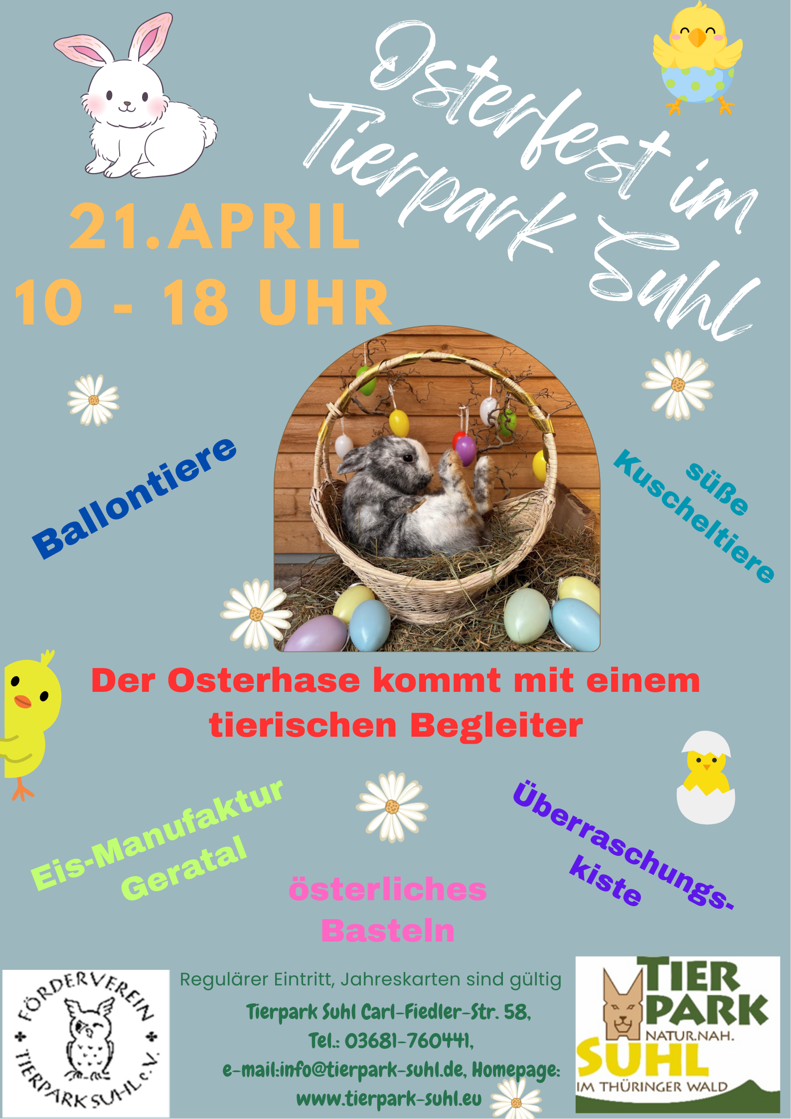 Osterfest im Tierpark Suhl 2